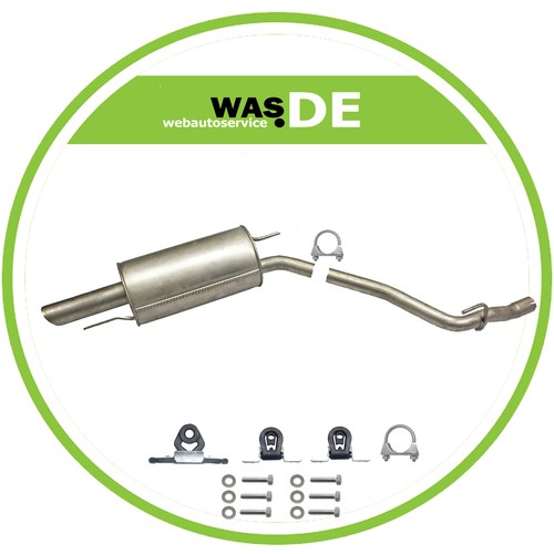 Auspuff endschalldämpfer - endschalldämpfer, vw