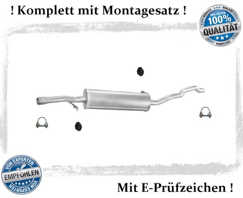 Mittelschalldämpfer für - , vw