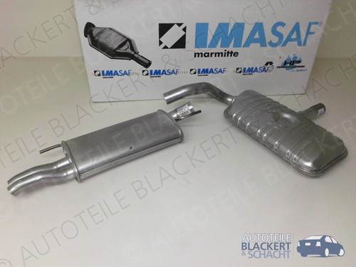 Imasaf auspuff set mitteltopf - auspuff,