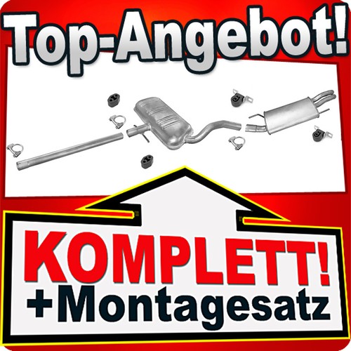 Auspuff für golf - für, 3