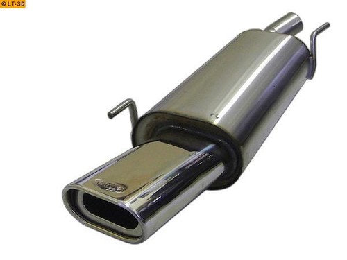 Fox sportauspuff 1x135x80mm - fox,