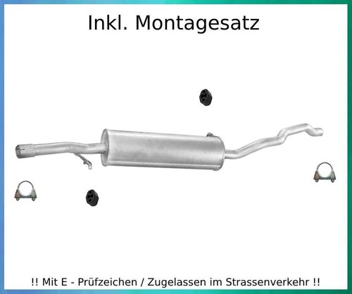 Mittelschalldämpfer für - , vw