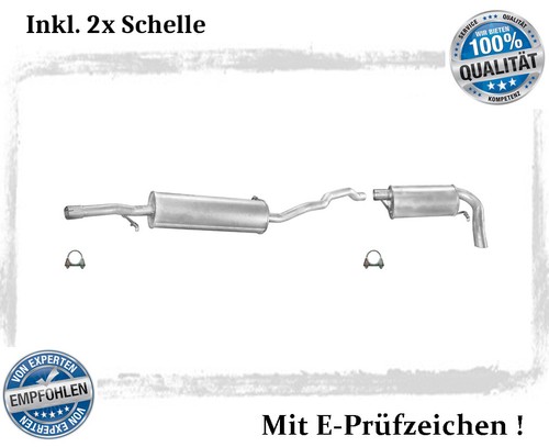 Auspuffanlage für sharan - auspuffanlage,