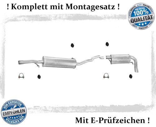 Auspuffanlage für sharan - auspuffanlage,