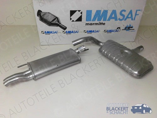 Imasaf auspuff set mitteltopf - imasaf,