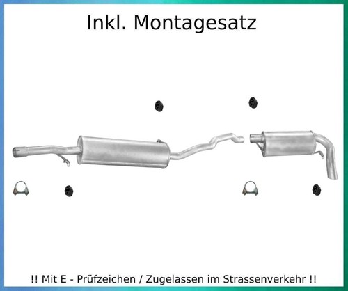 Auspuffanlage für sharan - auspuffanlage,